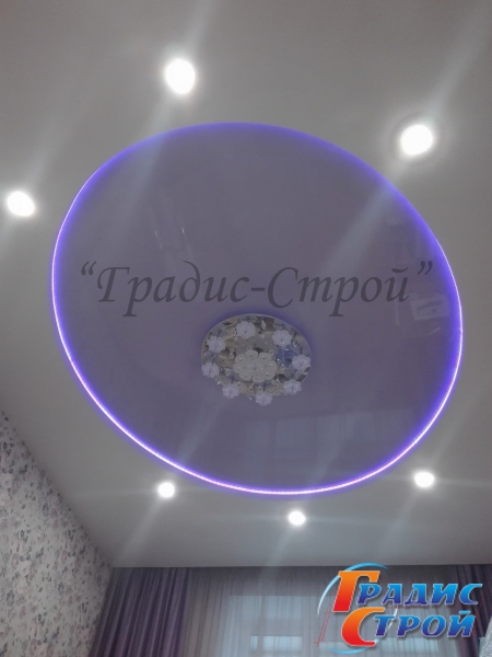 Фото натяжного потолка