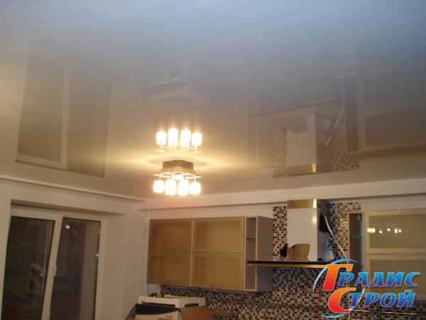 Фото натяжного потолка Бесшовные