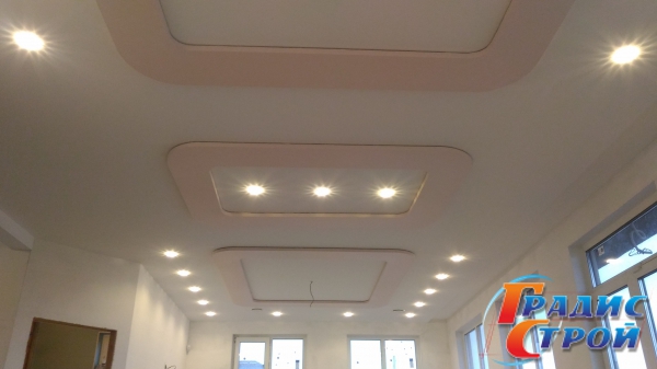 Фото Тканевых натяжных потолков