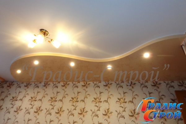 Фото натяжного потолка