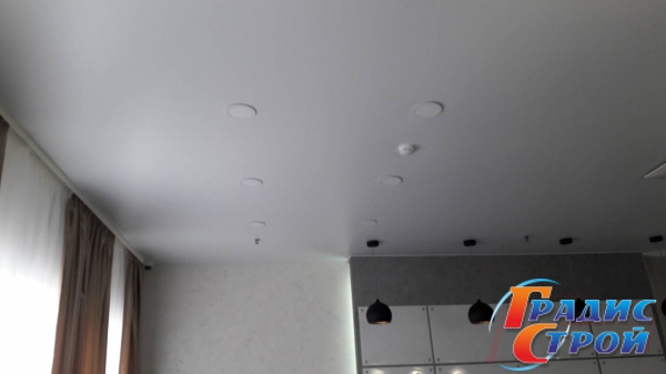 Фото Тканевых натяжных потолков