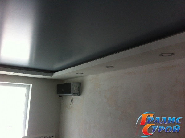 Фото Сатиновых натяжных потолков