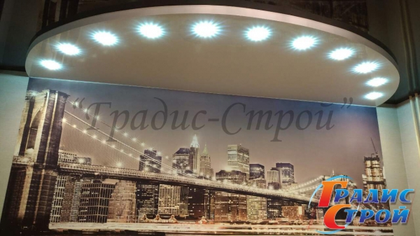 Фото натяжного потолка