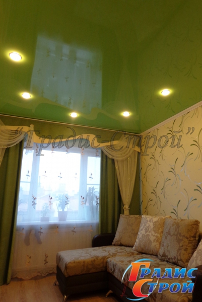 Фото натяжного потолка