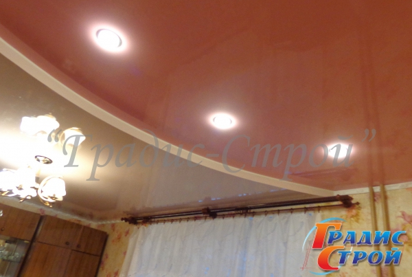 Фото натяжного потолка