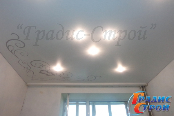 Фото натяжного потолка